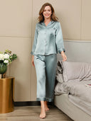 Signature Silk Pyjamas with Refined Trim